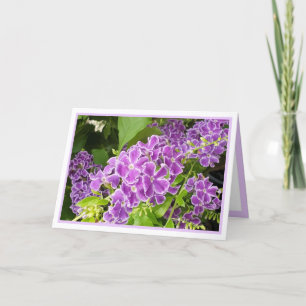 Pretty Flowers Personalised Happy Birthday Card