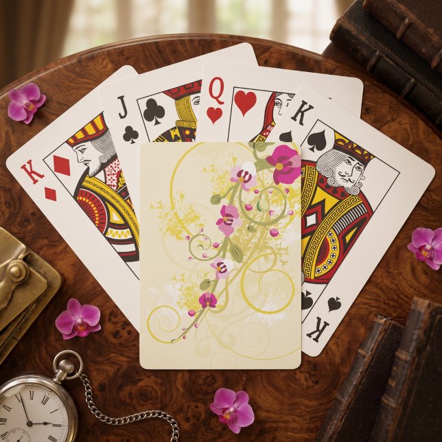 Pretty Flowers Playing Cards (Creator Uploaded)