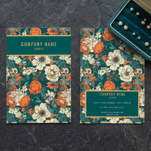 Pretty flowers stud earring display card