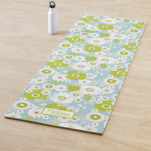 Pretty Flowers Yoga Mat