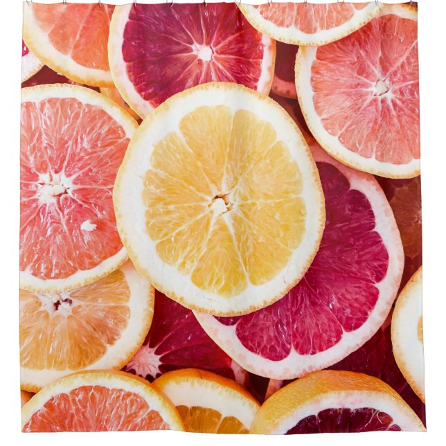 Pretty Food Shower Curtain (Front)