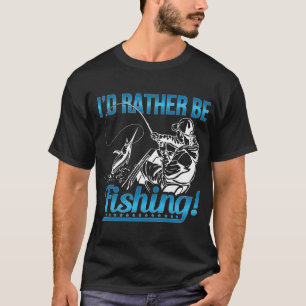 Pretty For Fishing Lover. Cool Gift For Fisherman T-Shirt