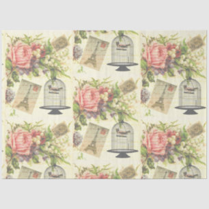 Pretty French Vintage Tissue Paper