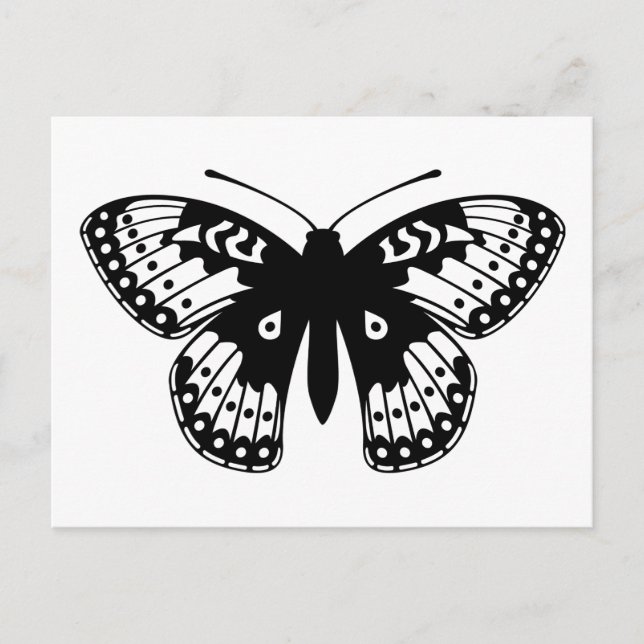 Pretty Fritillary Butterfly Postcard (Front)