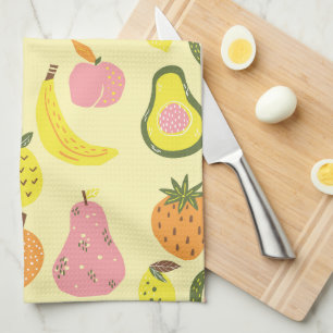 Pretty fruit kitchen towels