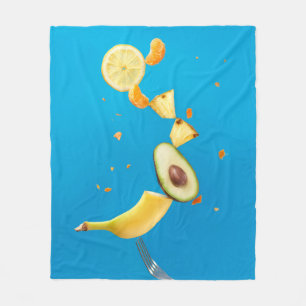 Pretty Fruits Fleece Blanket