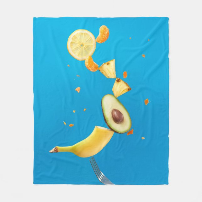 Pretty Fruits Fleece Blanket (Front)