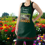Pretty gardening flower garden lover personal apron<br><div class="desc">Pretty gardening flower plant garden lover personal Apron.
Add your own name and text to personalise.</div>