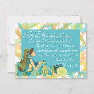 Pretty Genie Invitation