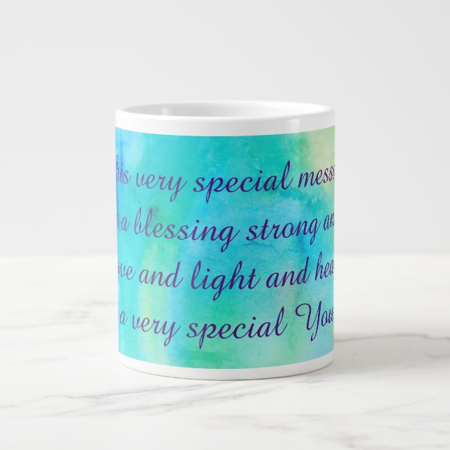 Pretty Get Well Poem Large Coffee Mug (Front)