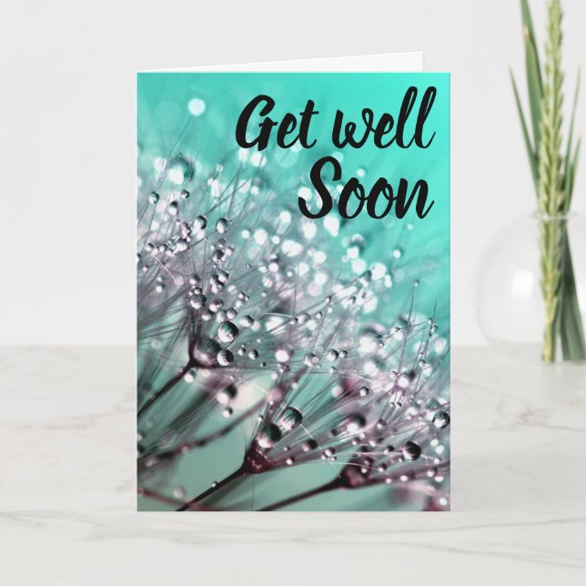 Pretty get well soon card (Front)