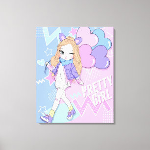 Pretty Girl Canvas Print