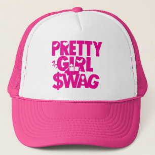 pretty girl swag! trucker hat