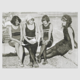 Pretty Girls, 1920s Tissue Paper