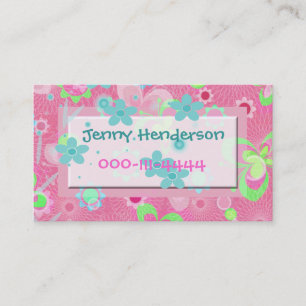 Pretty Girl's calling card