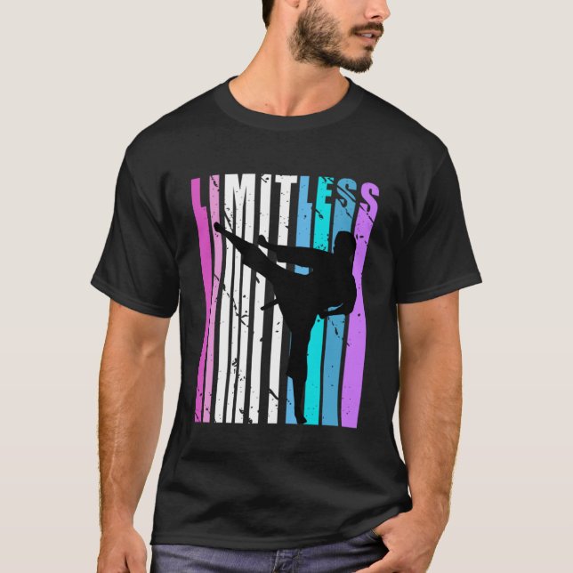 Pretty Girls Cool Jiu Jitsu Limitless Cute But Dan T-Shirt (Front)