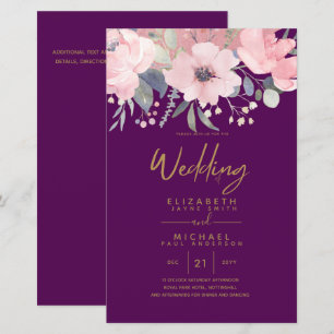 Pretty Girly Budget Rosegold Blush Pink Floral A9