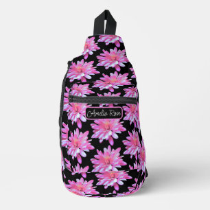 Pretty girly floral pattern cute daisy sling bag