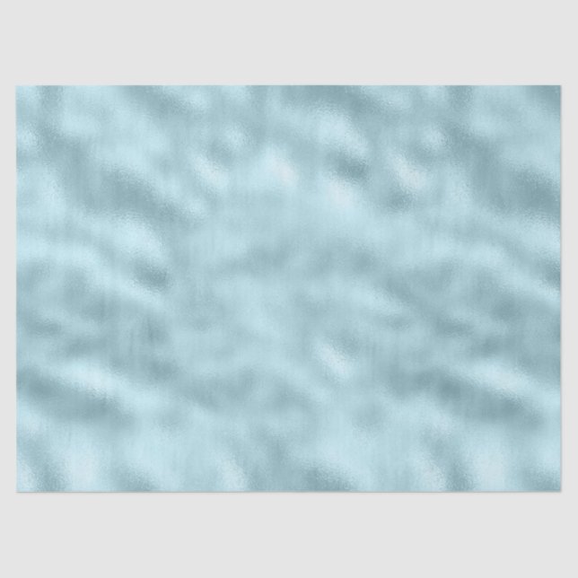 Pretty Glam Aqua Blue Tissue Paper (Front)