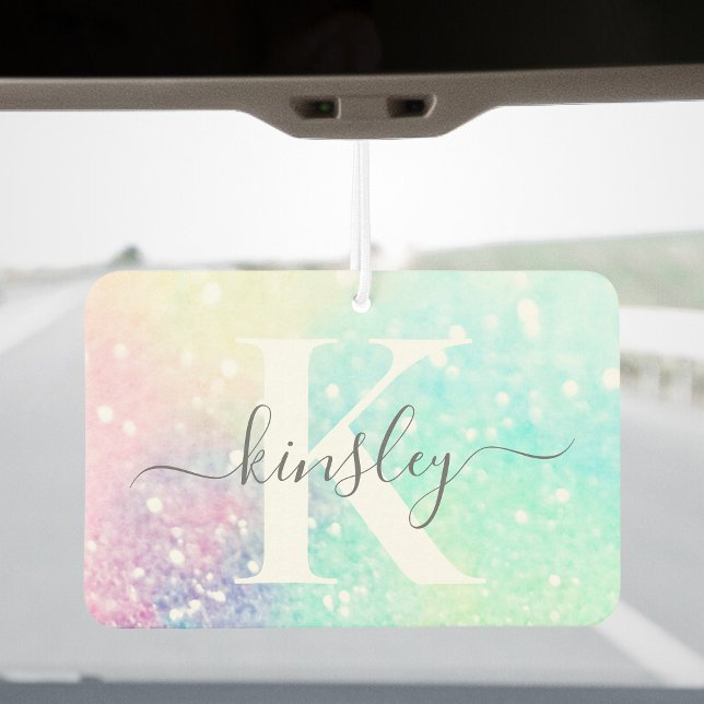 Pretty Glitter Holographic Iridescent Girly Car Air Freshener (Creator Uploaded)
