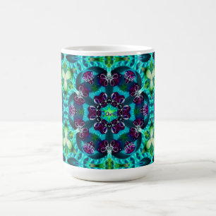 Pretty Glittery Pattern ~ Personalised Jane ~ Coffee Mug