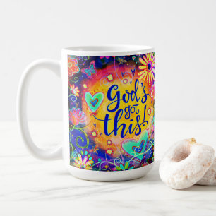 Pretty God’s Got This Quote Inspirivity Coffee Mug