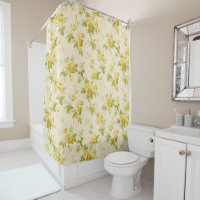 Pretty Golden Yellow Farmhouse Floral