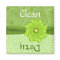 Pretty Green Floral Dishwasher Magnet