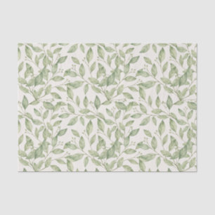 Pretty green foliage tissue paper