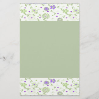 Pretty Green Personal Stationery