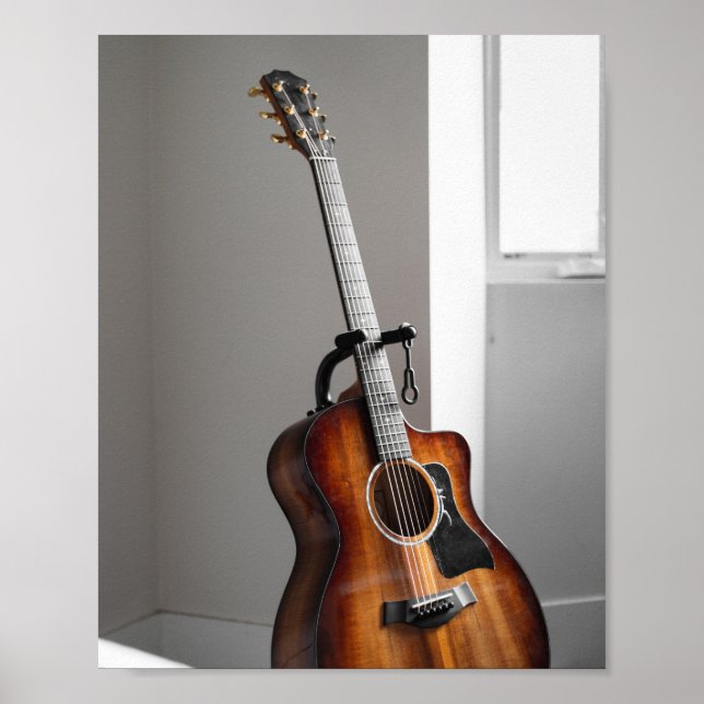 Pretty Guitar Poster (Front)