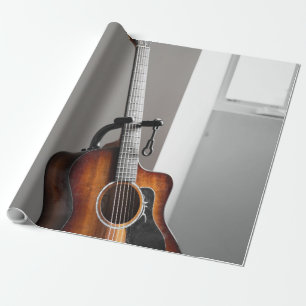 Pretty Guitar Wrapping Paper