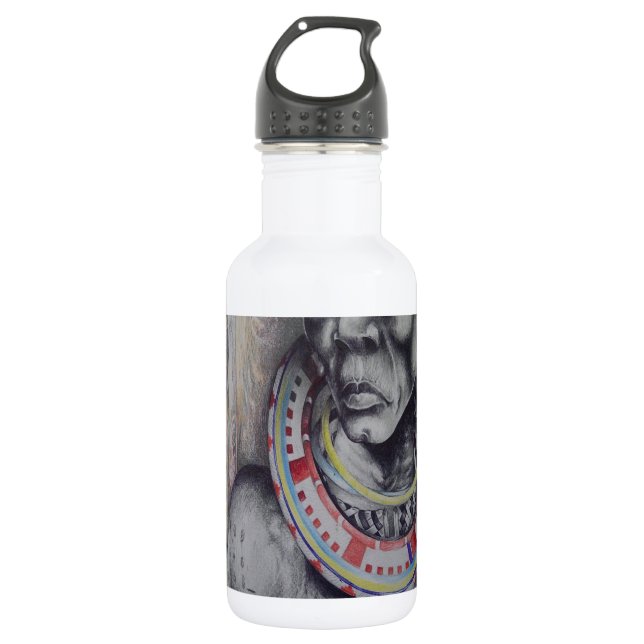 Pretty Hakuna Matata with Lions-Masai 532 Ml Water Bottle (Front)