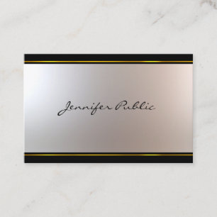Pretty Handwritten Script Modern Design Attractive Business Card