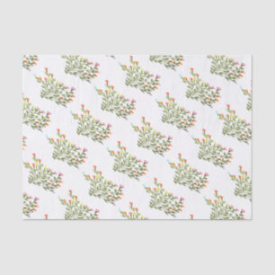 Pretty heart tissue paper