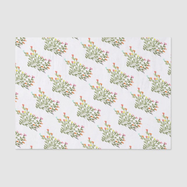 Pretty heart tissue paper (Front)