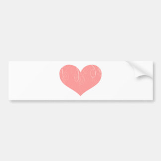 Pretty Hearts Bumper Sticker