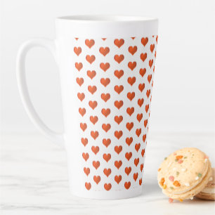 Pretty Hearts Latte Mug