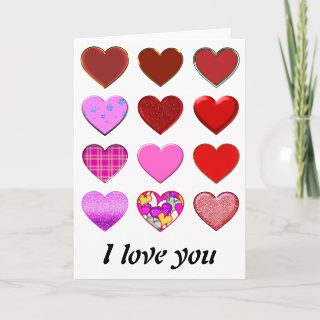 Pretty Hearts Tattoos II | for love + your ideas Card (Front)