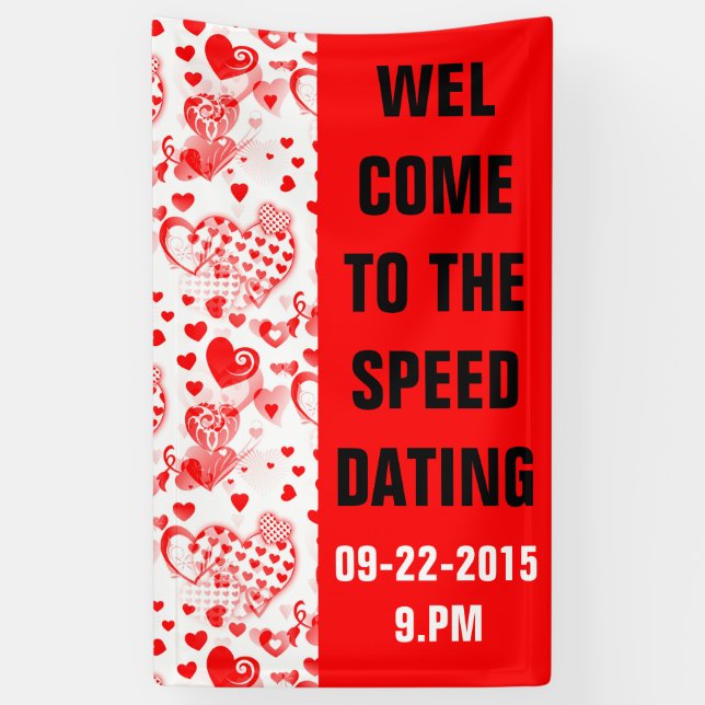 Pretty Hearts Tattoos pattern for love + your idea Banner (Vertical)