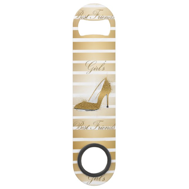 Pretty High heels shoe “Girls best Friends” (Front)