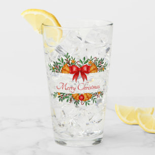 Pretty holiday banner custom glass