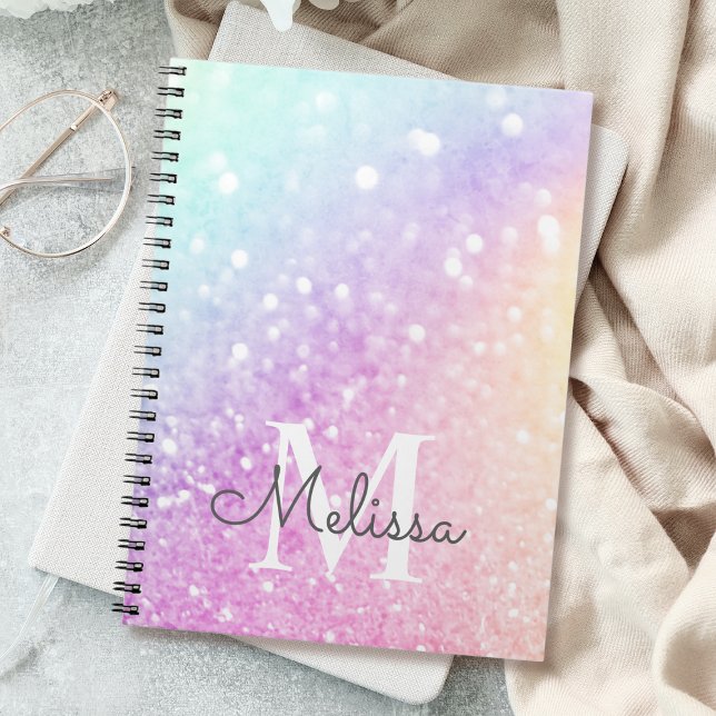 Pretty Holographic Glitter Girly Glamourous Notebook (Creator Uploaded)
