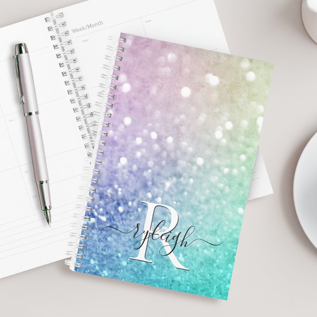 Pretty Holographic Glitter Girly Glamourous Planner (Creator Uploaded)