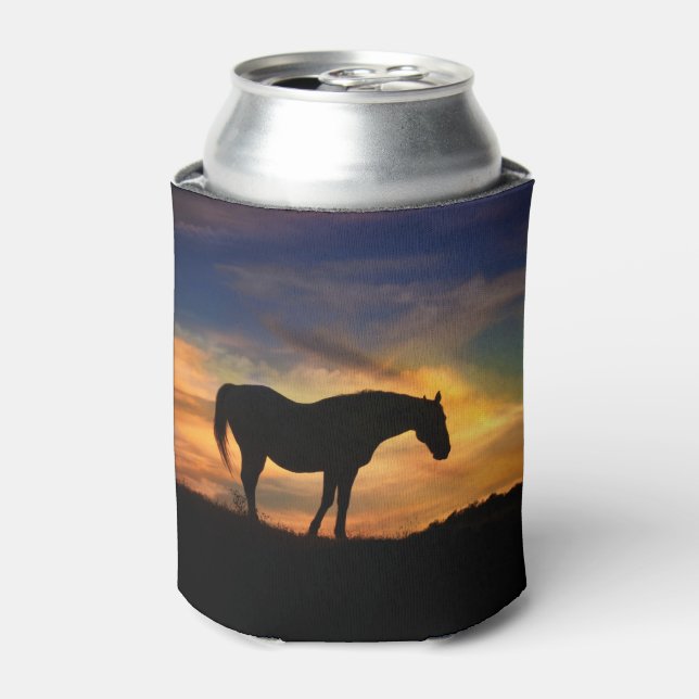 Pretty Horse and Southwestern Sky Can Cooler (Can Front)