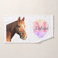 Pretty Horse Animal Equestrian Stables Monogram 