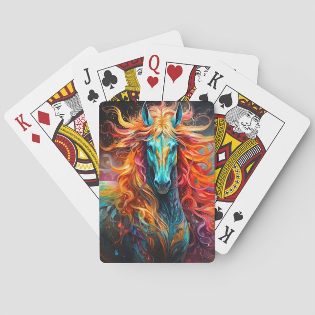Pretty Horse Playing Cards (Back)