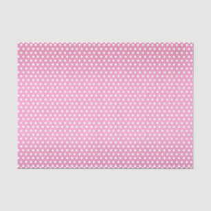 Pretty Hot Pink and White Polka Dots Tissue Paper
