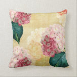 Pretty Hydrangea Floral Cushion<br><div class="desc">Pretty Hydrangea Floral</div>