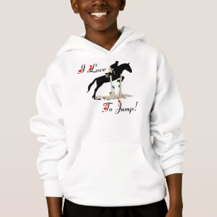 Pretty I Love To Jump Horse Hoodie